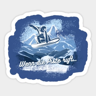 Winter Sports, Snowboard Gift Idea Sticker